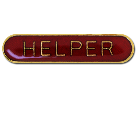 Helper Rounded Edge Bar Badge