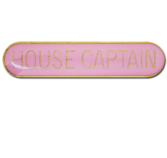 House Captain Rounded Edge Bar Badge