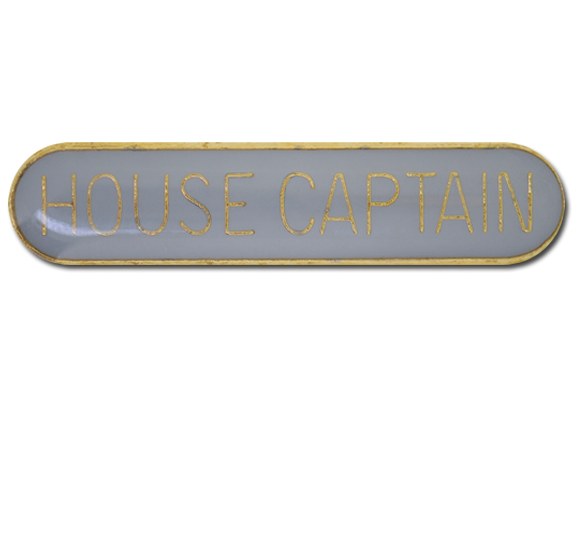 House Captain Rounded Edge Bar Badge