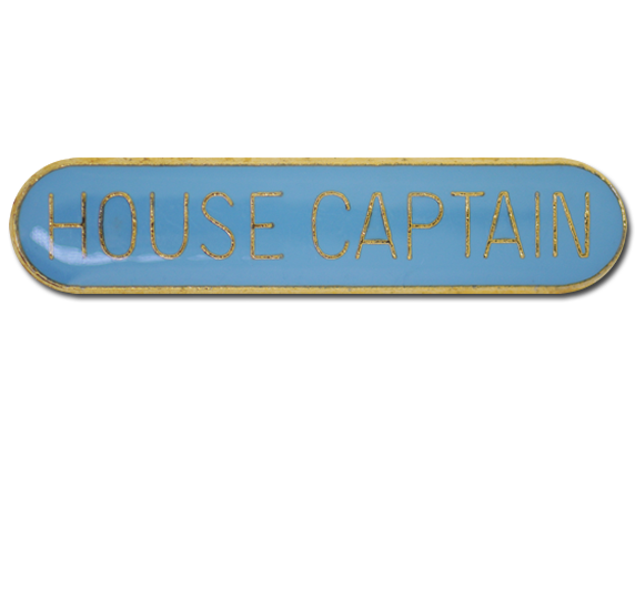 House Captain Rounded Edge Bar Badge