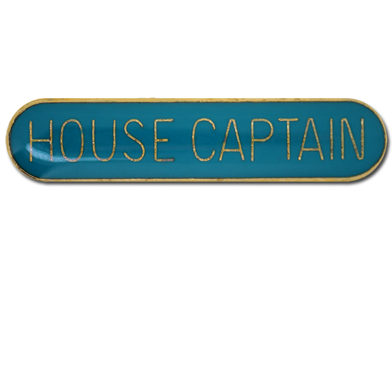 House Captain Rounded Edge Bar Badge