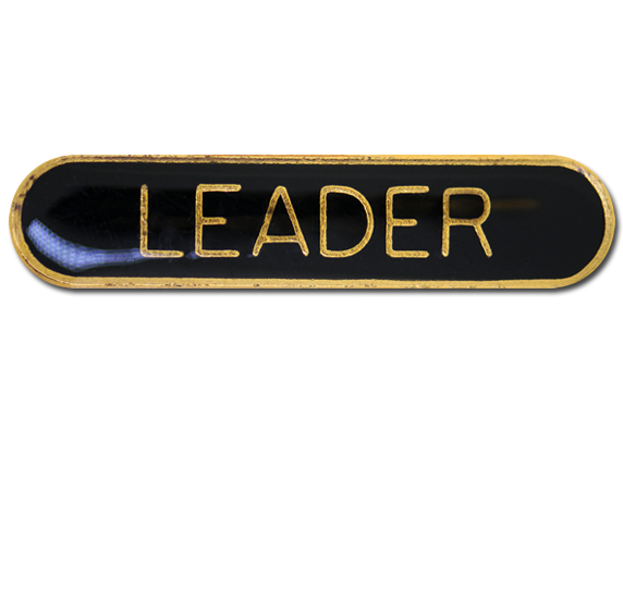 Leader Rounded Edge Bar Badge