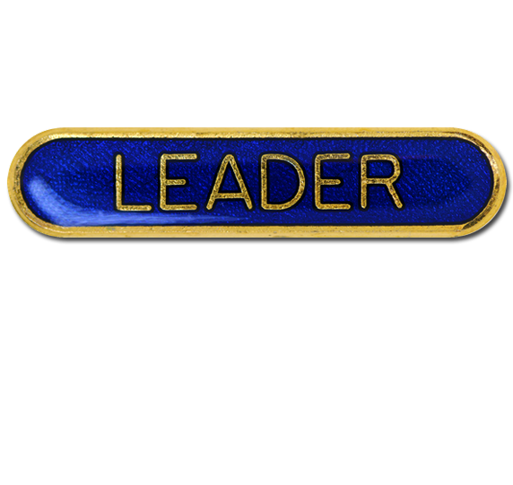 Leader Rounded Edge Bar Badge