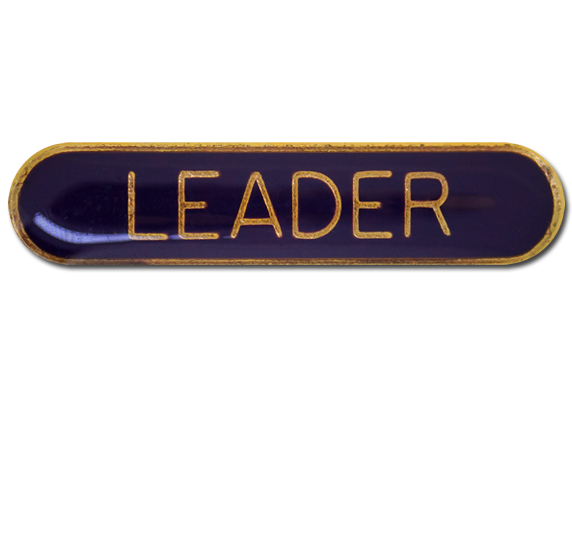 Leader Rounded Edge Bar Badge