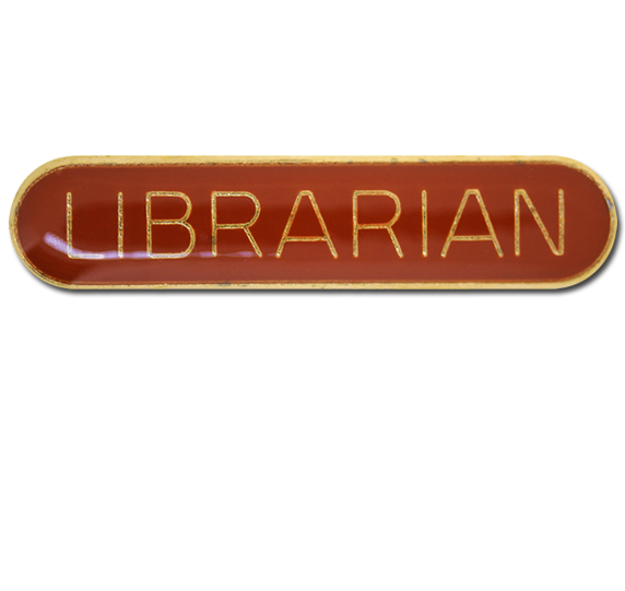 Librarian Rounded Edge Bar Badge