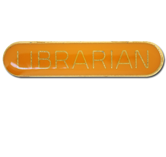 Librarian Rounded Edge Bar Badge