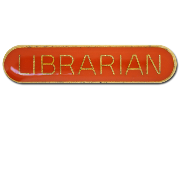 Librarian Rounded Edge Bar Badge