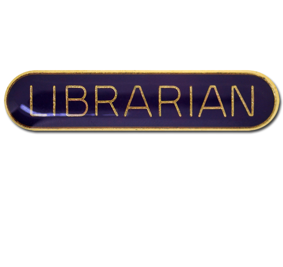 Librarian Rounded Edge Bar Badge