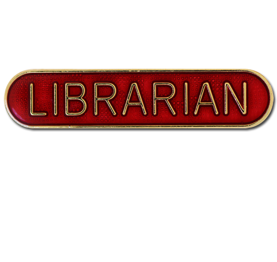 Librarian Rounded Edge Bar Badge