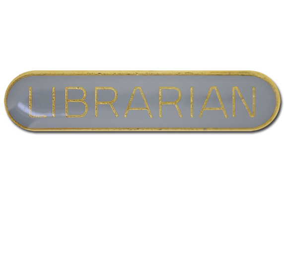 Librarian Rounded Edge Bar Badge