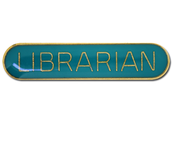 Librarian Rounded Edge Bar Badge