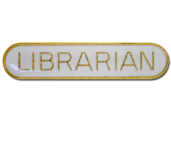 Librarian Rounded Edge Bar Badge