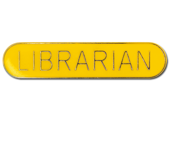 Librarian Rounded Edge Bar Badge