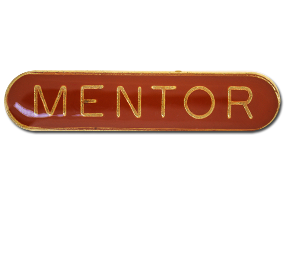 Mentor Rounded Edge Bar Badge