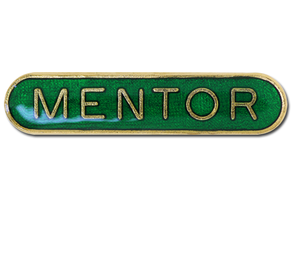 Mentor Rounded Edge Bar Badge