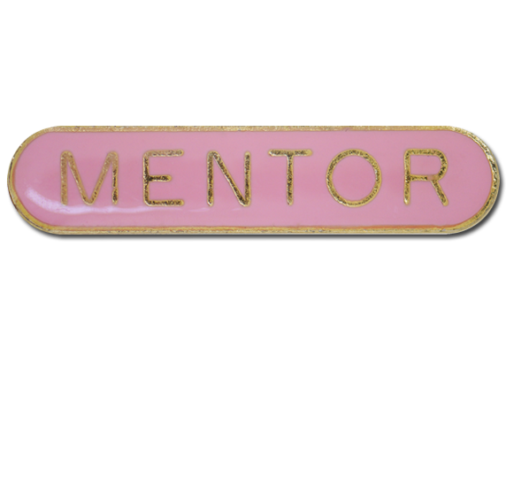 Mentor Rounded Edge Bar Badge