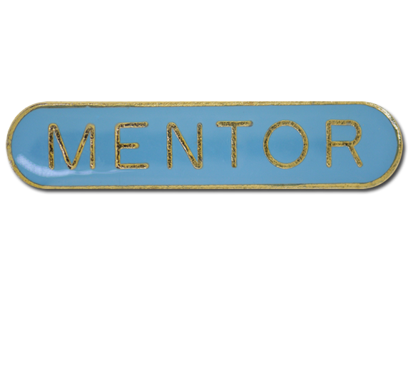 Mentor Rounded Edge Bar Badge