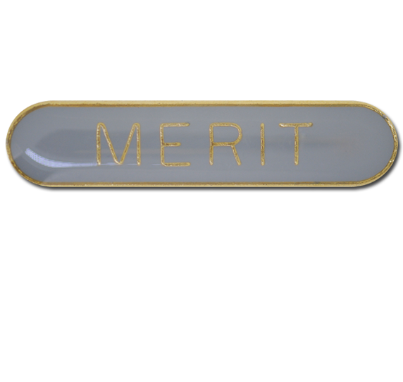 Merit Rounded Edge Bar Badge