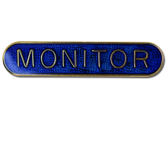 Monitor Rounded Edge Bar Badge