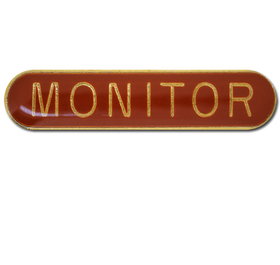 Monitor Rounded Edge Bar Badge