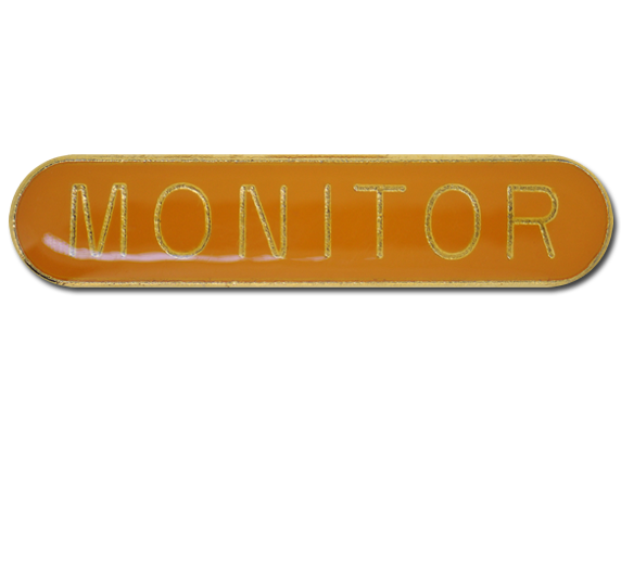 Monitor Rounded Edge Bar Badge