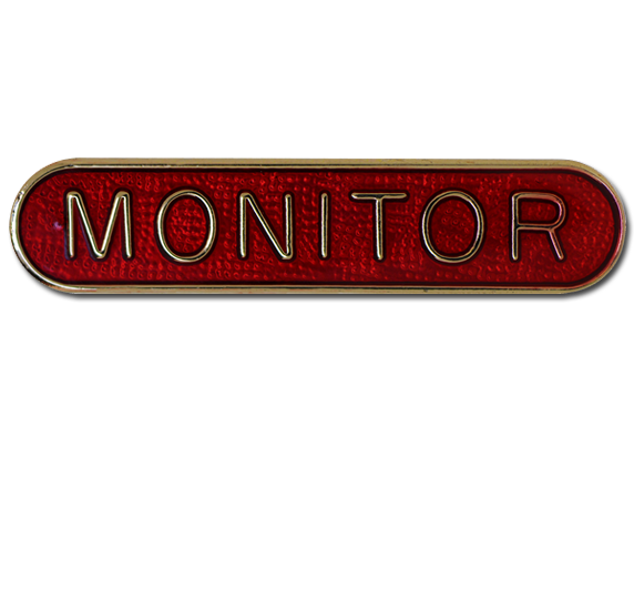 Monitor Rounded Edge Bar Badge