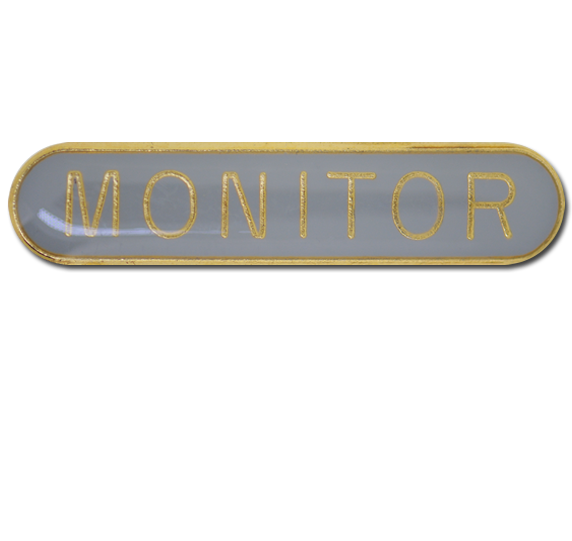 Monitor Rounded Edge Bar Badge