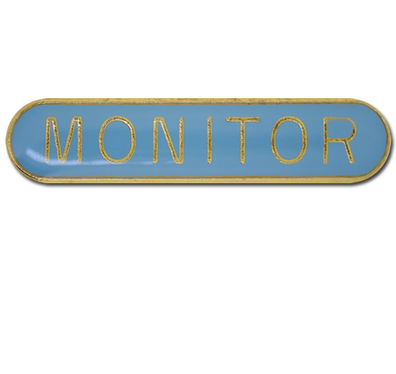 Monitor Rounded Edge Bar Badge