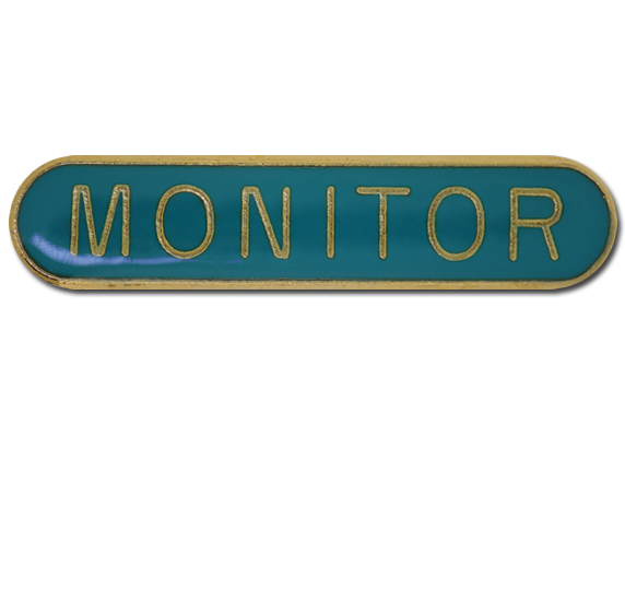 Monitor Rounded Edge Bar Badge