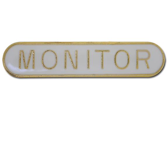 Monitor Rounded Edge Bar Badge