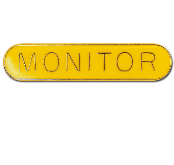 Monitor Rounded Edge Bar Badge