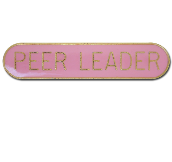 Peer Leader Rounded Edge Bar Badge