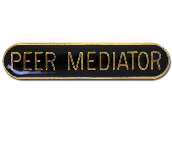 Peer Mediator Rounded Edge Bar Badge