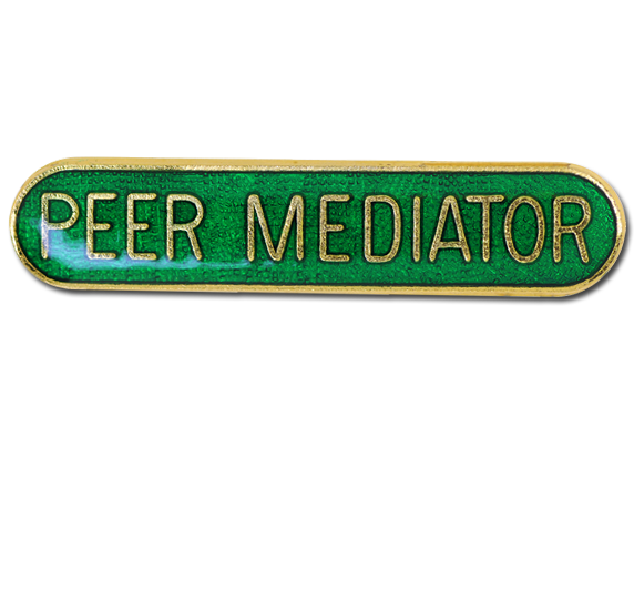 Peer Mediator Rounded Edge Bar Badge