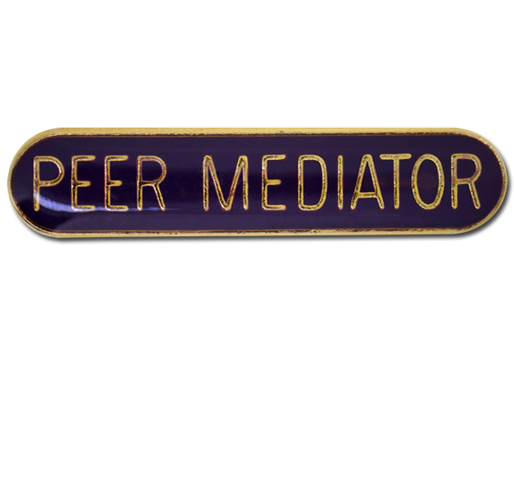 Peer Mediator Rounded Edge Bar Badge