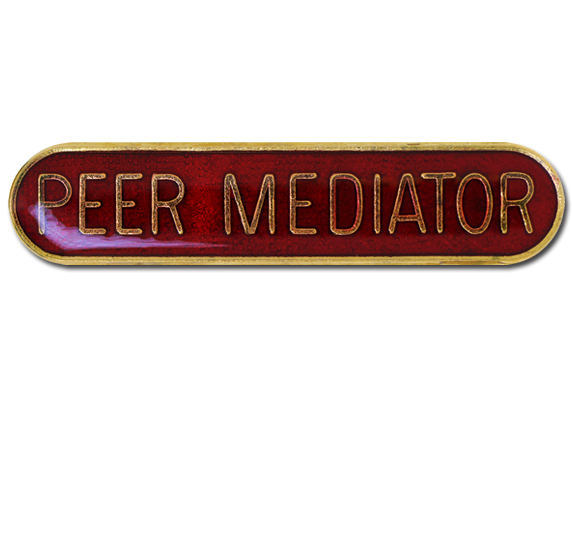 Peer Mediator Rounded Edge Bar Badge