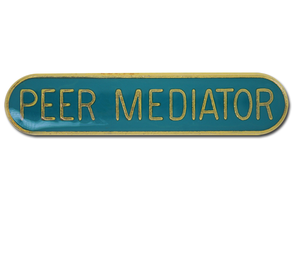 Peer Mediator Rounded Edge Bar Badge