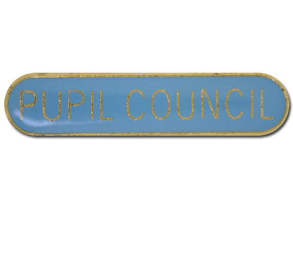 Pupil Council Rounded Edge Bar Badge