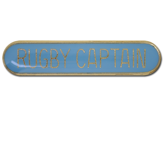 Rugby Captain Rounded Edge Bar Badge