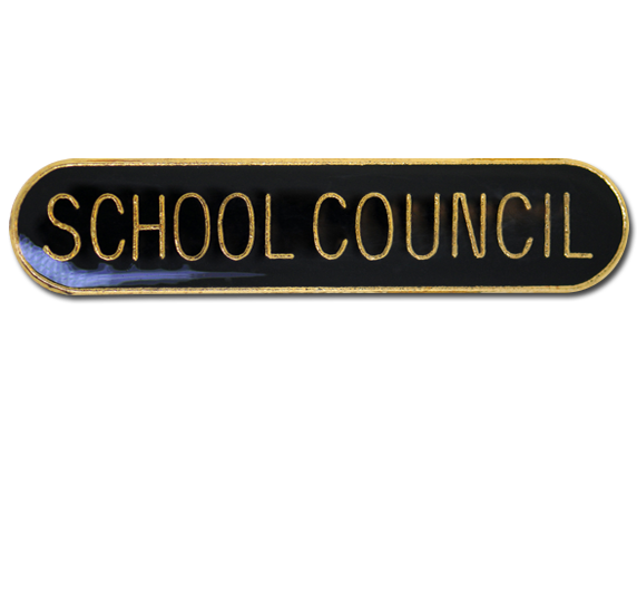 School Council Rounded Edge Bar Badge