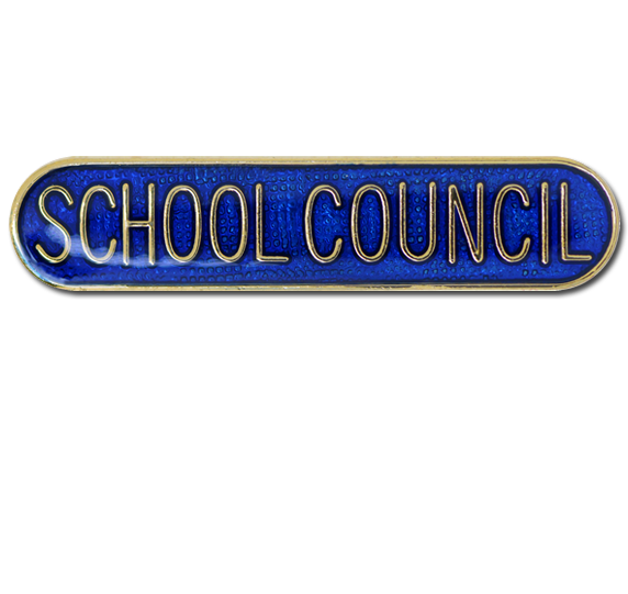 School Council Rounded Edge Bar Badge