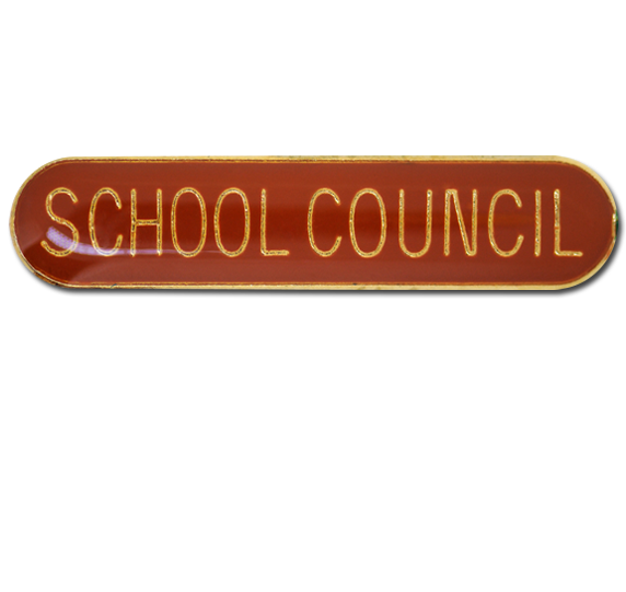 School Council Rounded Edge Bar Badge