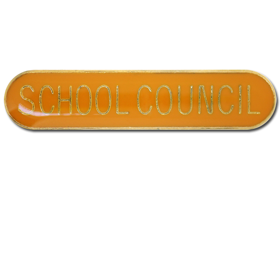 School Council Rounded Edge Bar Badge