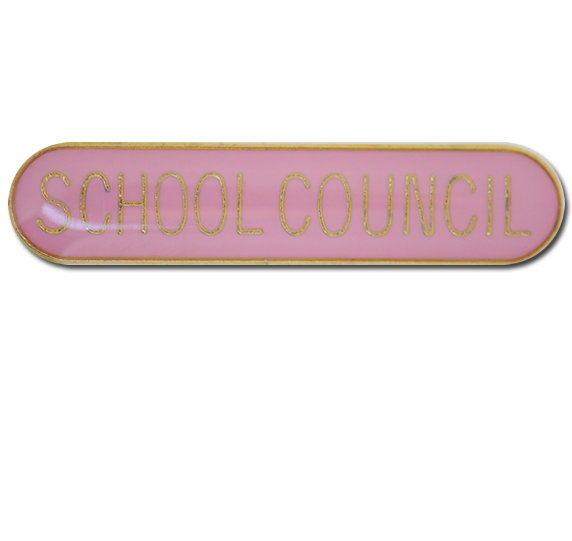 School Council Rounded Edge Bar Badge