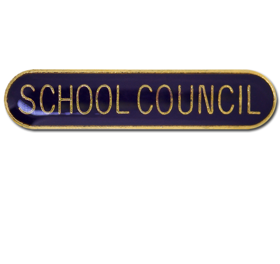 School Council Rounded Edge Bar Badge