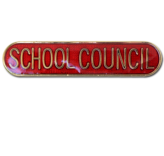 School Council Rounded Edge Bar Badge