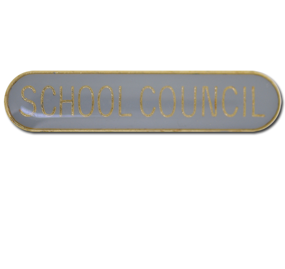 School Council Rounded Edge Bar Badge