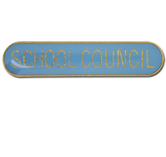 School Council Rounded Edge Bar Badge