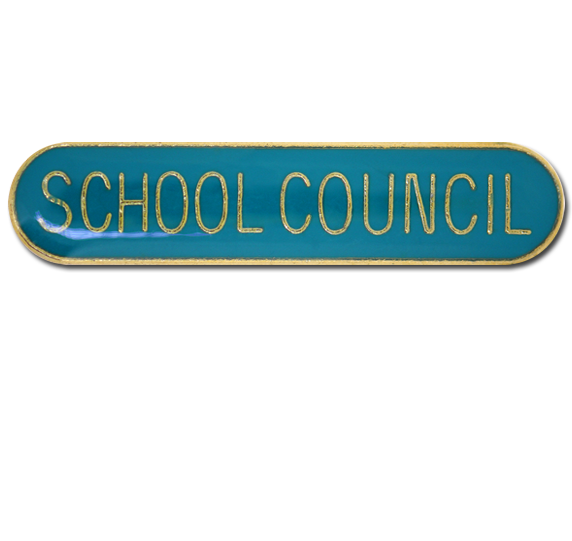 School Council Rounded Edge Bar Badge