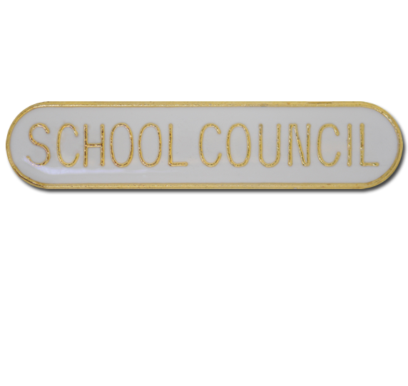 School Council Rounded Edge Bar Badge